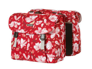 Basil Double Bicycle Bag - 35L - Poppy Red